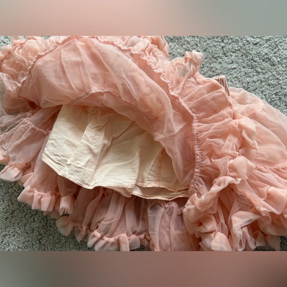 Pink Ruffled Tutu Skirt - Picture 2 of 3